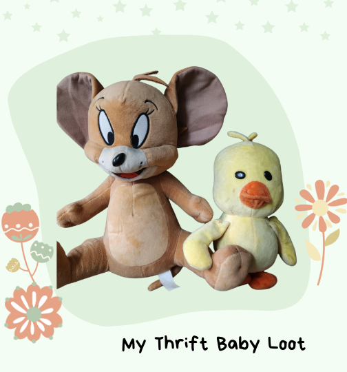 Preloved stuffed toys - Jerry and tweety bird